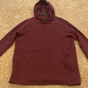 Maroon lulu lemon at ease hoodie